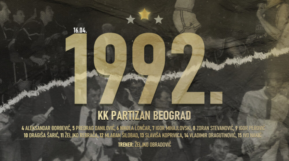 Partizan slavi 16. april, "sveti dan" u svojoj košarkaškoj istoriji 1