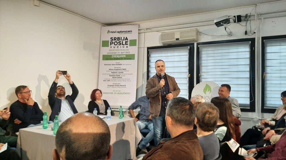 Dogovor za budućnost: Vreme je za novi ciklus promena, poručeno na tribini Novog optimizma u Zrenjaninu 1