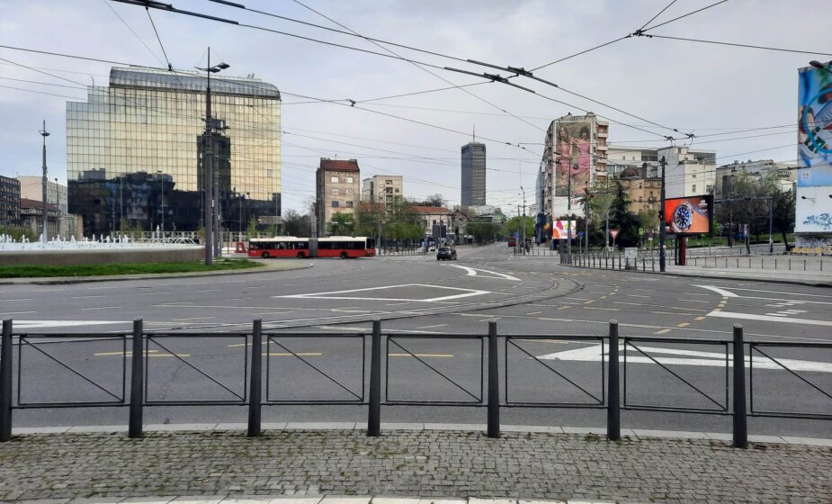 Puste ulice na Slaviji, čuju se samo cvrkut ptica i vetar: Beograd pokazao svu svoju lepotu na Uskrs (VIDEO/FOTO) 1