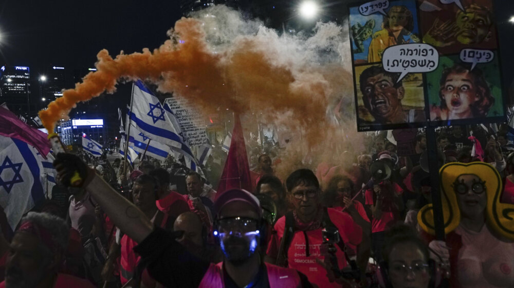 Desetine hiljada Izraelaca demonstrirale 15. subotu protiv reforme pravosuđa 1
