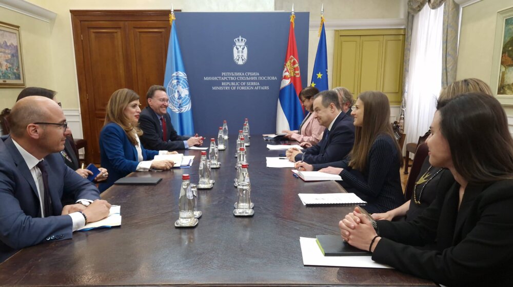 Dačić izrazio zabrinutost šefici UNMIK-a zbog situacije na Kosovu 1