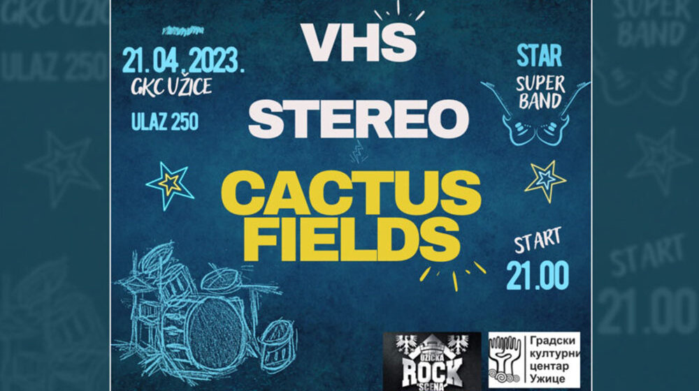 Koncerti grupa VHS stereo i Cactus fields u GKC Užice 1