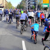 Biciklisti u protestnoj vožnji zbog prekida staze ispod Kalemegdana 11