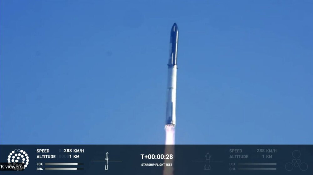 Lansirana najveća raketa vlasništvo kompanije Ilona Maska: "Starship" uspešno poleteo pa eksplodirao 1