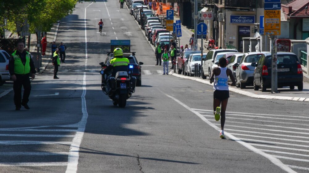 Pobednik 36. Beogradskog maratona Šakib Lašgar iz Maroka 1