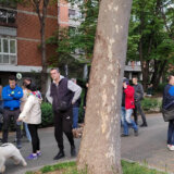 Protest stanara u Bulevaru kralja Aleksandra, neće bašte kafića na zelenoj površini 2