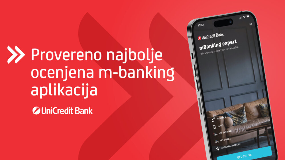 Pet razloga zbog kojih ćete želeti da koristite mobilnu aplikaciju UniCredit Banke 1