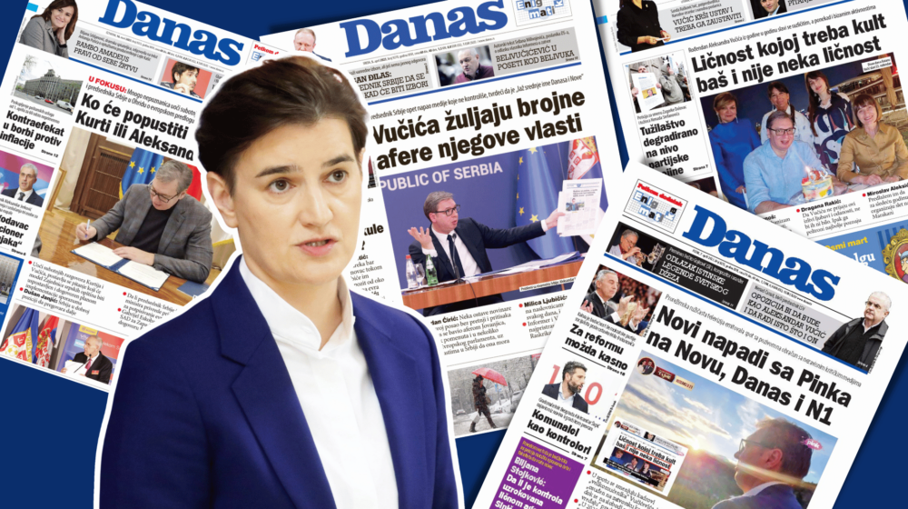 Brnabić prebrojava naslovnice umesto da radi svoj posao: Sagovornici Danasa o "novom hobiju" premijerke 1