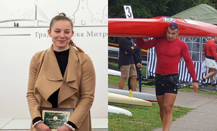 Trijumf kajakaša Bojana Zdelara i Marije Dostanić iz Sremske Mitrovice na Državnom prvenstvu 1