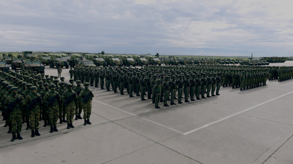 U toku pripreme za prikaz sposobnosti Vojske Srbije u Batajnici 1