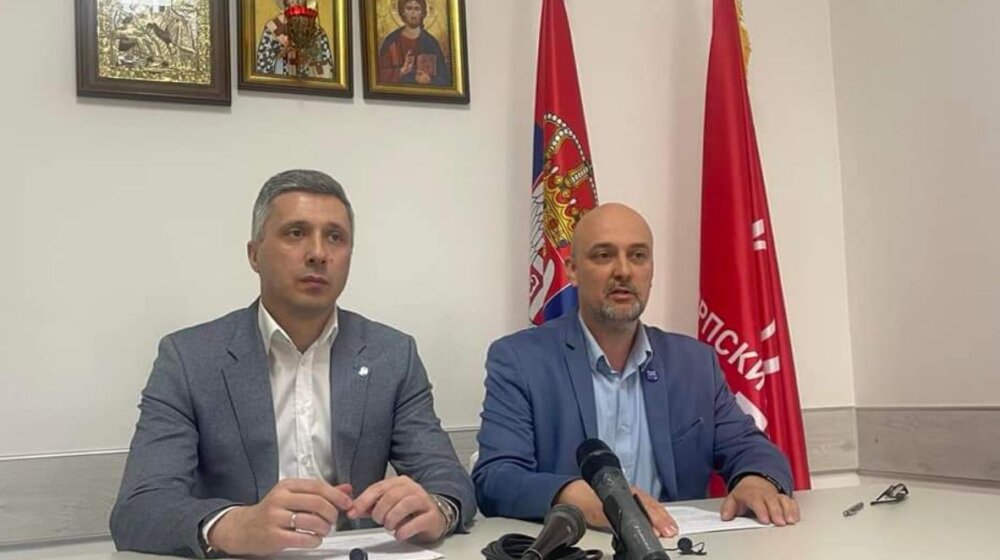 Objedinjavanje patriota: Boško Obradović sa Slobodanom Jankovićem 1