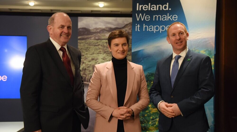 Brnabić u Irskoj sa zvaničnicima i predstavnicima kompanija o ekonomiji i jačanju odnosa 1