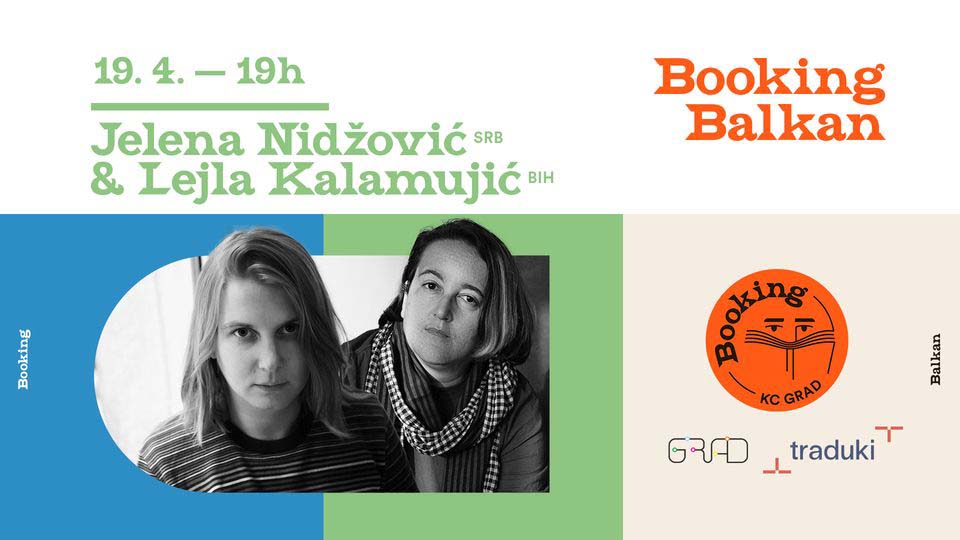 Booking Balkan u Kulturnom centru Grad: Književni dvouglovi stvaralaca Balkana 1
