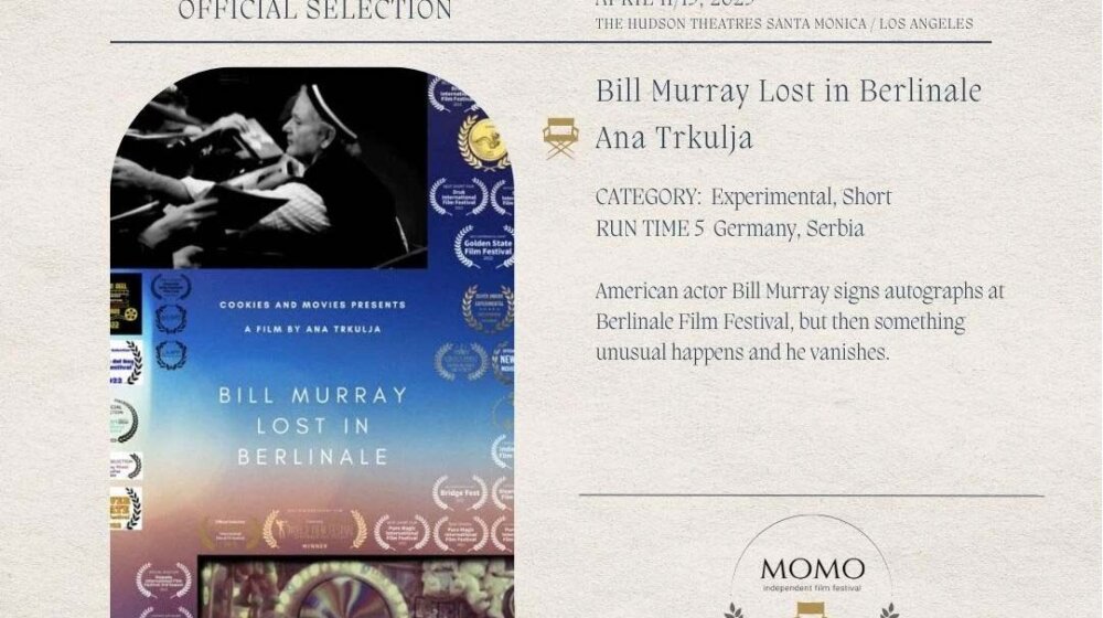 Film Ane Trkulje "Bill Murray Lost in Berlinale" na Festivalu nezavisnog filma Momo 1