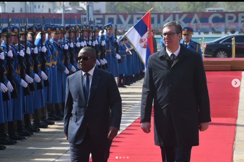 Vučić ugostio predsednika Gvineje Bisao Umaroa Sisoko Embaloa 1