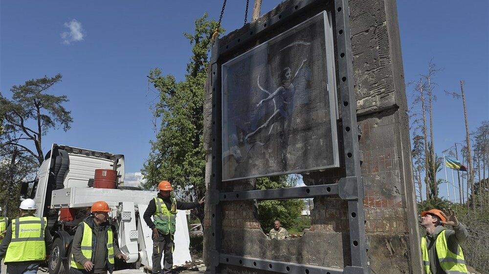 benksijev mural u ukrajini