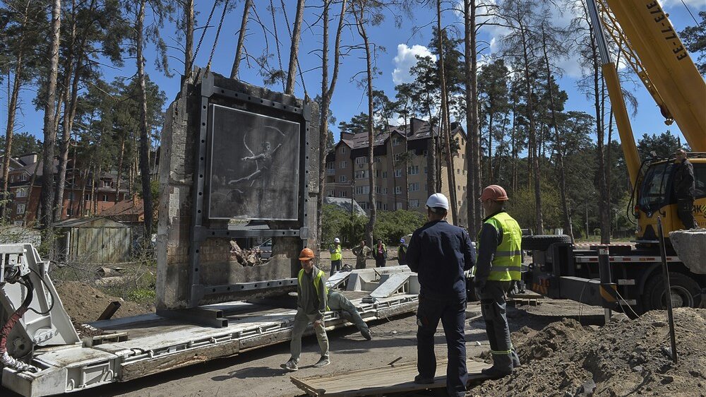 benksijev mural u ukrajini