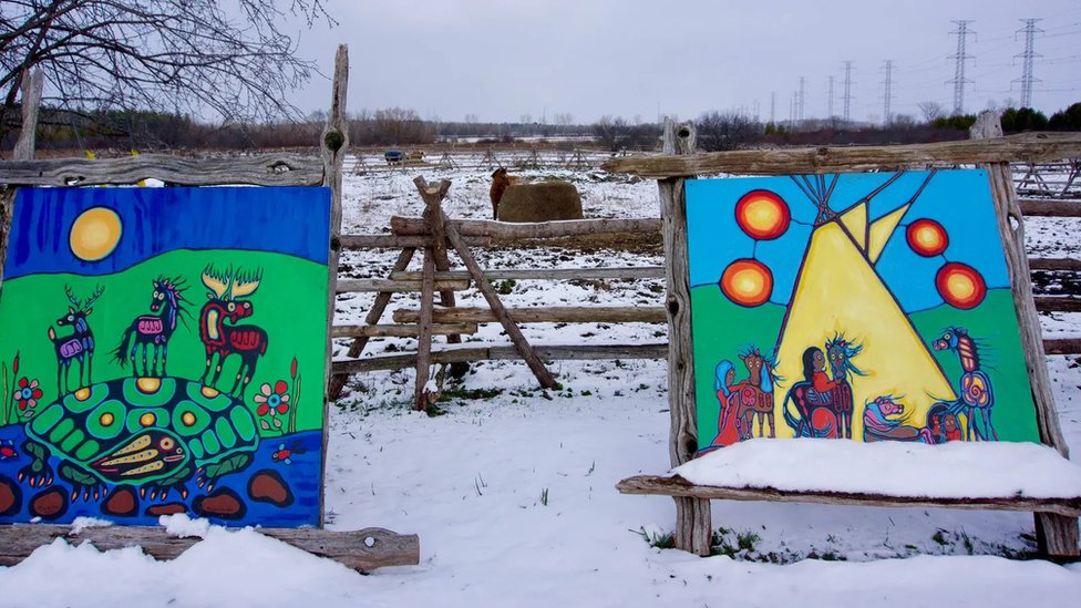 Umetničko delo Ronde Snou je izloženo na farmi Madaoki