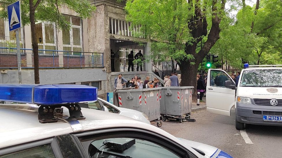 pucnjava u Beogradu, škola, policija