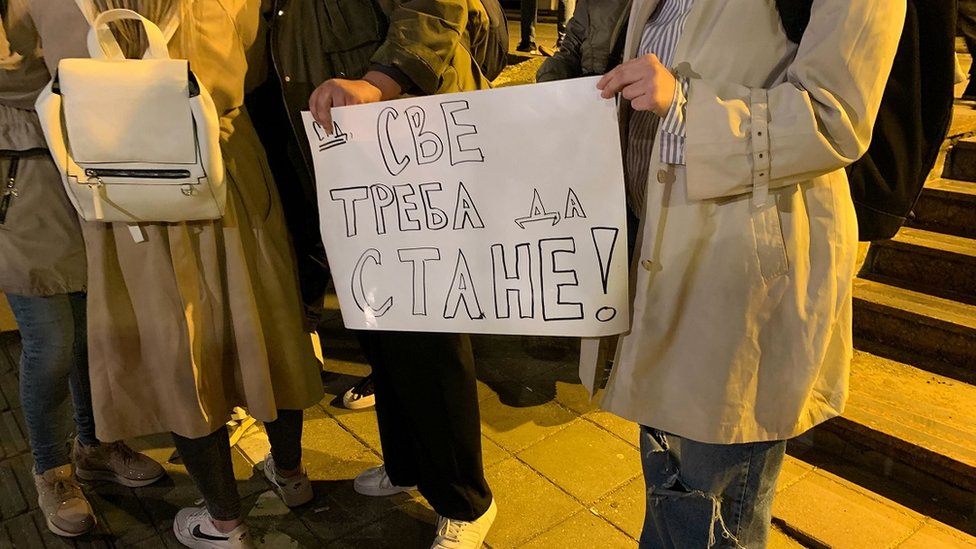 Tragedija u Beogradu: „Sve treba da stane" 4 transparent