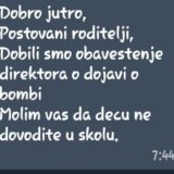Srbija: Dojave o bombama u školama - posle Beograda evakuisani đaci u Novom Sadu i Somboru 6
