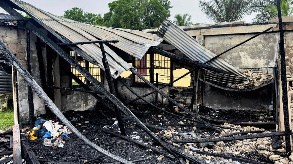 izgorela škola u Gvajani