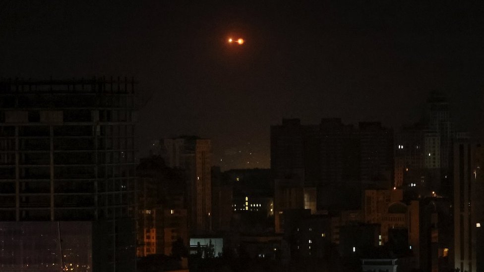 dronovi iznad Kijeva