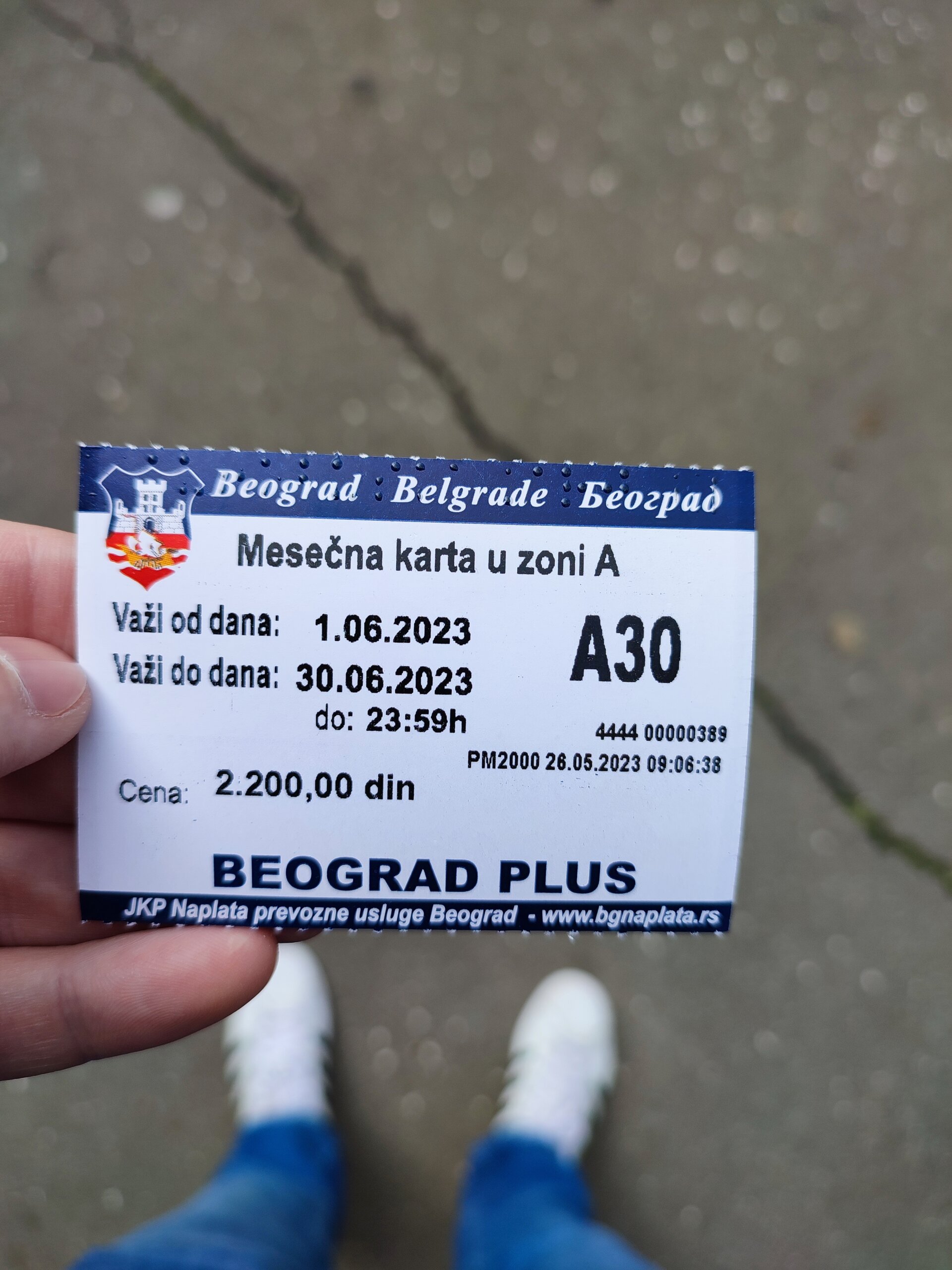 (FOTO) Kako izgleda nova mesečna karta za prevoz u Beogradu 2