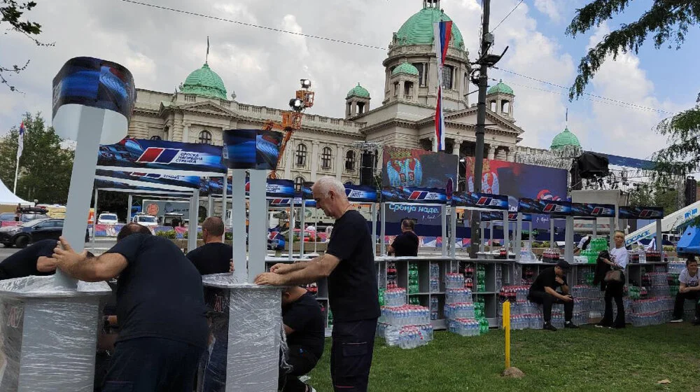 Strane novinske agencije o mitingu "Srbija nade": Odgovor vlasti na velike demonstracije 1