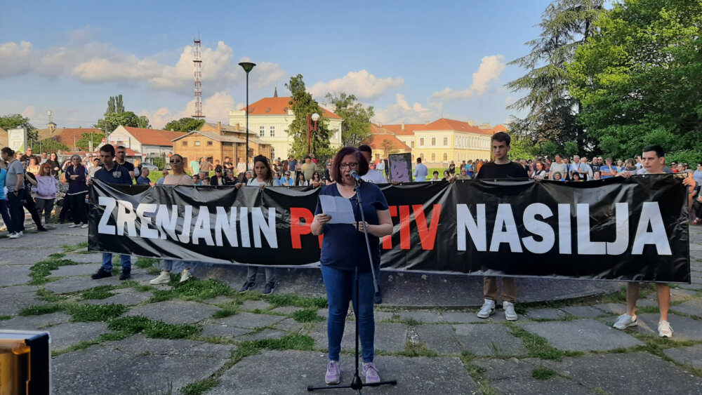 Zrenjaninska gimnazija suspendovala profesorku zbog plakata "Zrenjanin protiv nasilja" 2
