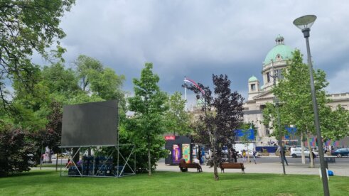 srbija nade skup priprema (FOTO) Kako izgledaju pripreme za skup "Srbija nade"? 8