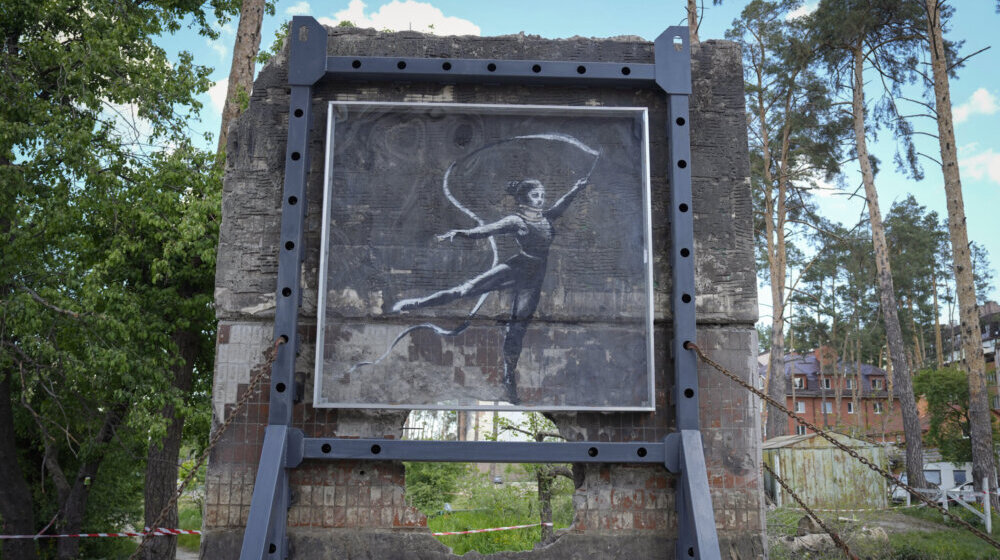 benksijev mural u ukrajini