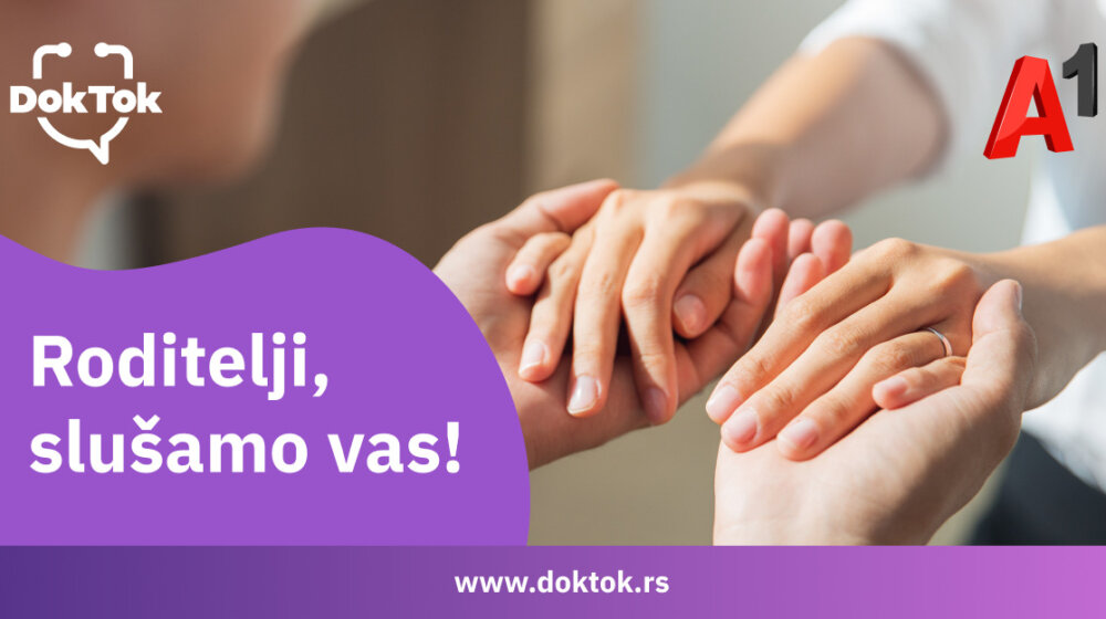 RODITELJI, SLUŠAMO VAS! Besplatna online psihološka podrška za roditelje, na DokTok platformi 1