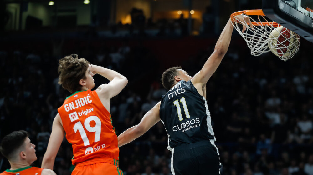 Partizan ubedljivo pobedio Cedevita Olimpiju u prvoj utakmici polufinalne serije plej-ofa ABA lige 1