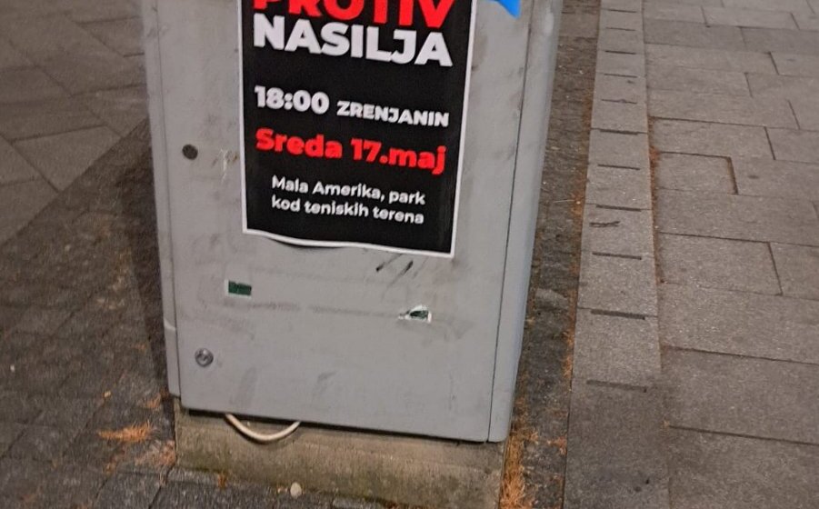 SSP Zrenjanin: Ne mogu se sprečitu građani cepanjem plakata 1