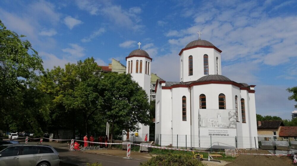 Subotica: Liturgija u crkvi Svetog Nektarija Eginskog povodom dolaska čudotvorne ikone iz Hilandara 1
