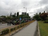 Subotički poljoprivrednici blokirali podvožnjak u Maksima Gorkog Subotički poljoprivrednici blokirali podvožnjak u Maksima Gorkog 4