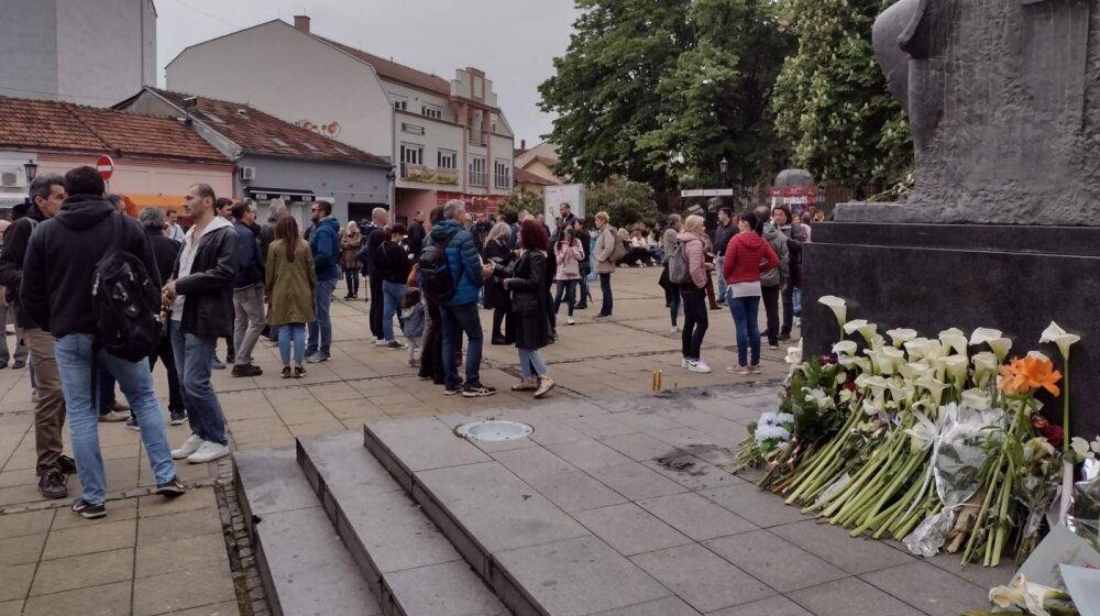 Počeo protest "Srbija protiv nasilja" i u Kragujevcu 1
