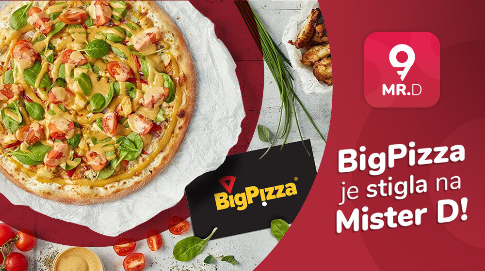 BigPizza od sada dostupna na Mister D aplikaciji 1