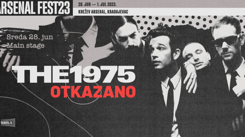 Zbog nepredviđenih okolnosti „The 1975“ neće nastupiti na Arsenal Festu 1