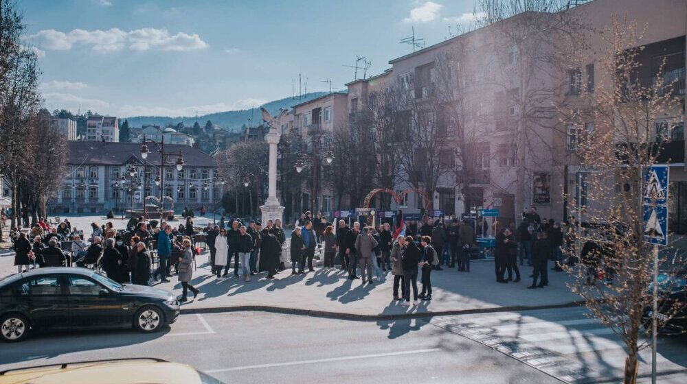Protest „Srbija protiv nasilja” u Aranđelovcu 1