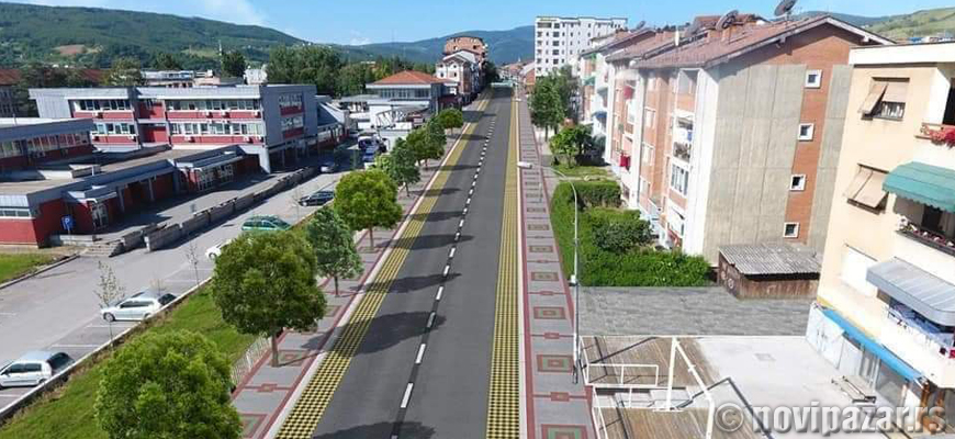 Raspisan tender za nastavak rekonstrukcije najprometnije ulice u Novom Pazaru 1