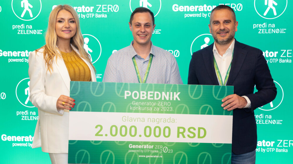 OTP banka je nagradila sa dva miliona dinara Fragment ploče, novo pobedničko rešenje Generator ZERO 2023 konkursa 1