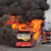 Zapalio se autobus u Nišu 18