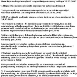 Iz Niša na miting u Beogradu navodno kreće najmanje pet hiljada pristalica SNS: Opozicija piše tužilaštvu, aktivisti pozivaju građane da isprate putnike 2 Iz Niša na miting u Beogradu navodno kreće najmanje pet hiljada pristalica SNS: Opozicija piše tužilaštvu, aktivisti pozivaju građane da isprate putnike 2