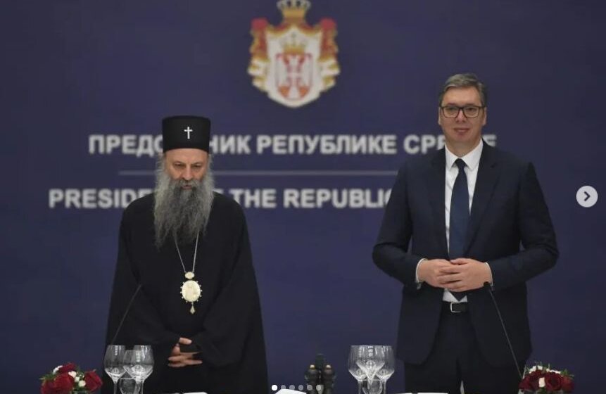 Vučić ugostio patrijarha i vladike na ručku, u toku Sabor SPC 1