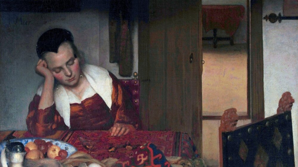Novo istraživanje pokazalo da bi na Vermerovoj slici „Usnula devojka" mogao da se krije autoportret 1