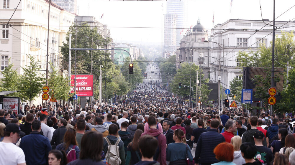 Odbornica iz Zagreba na protestu u Beogradu: Ovo u životu nisam videla 1