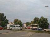 (FOTO) Centar Pančeva blokiran autobusima iz Vojvodine, ali i drugih delova Srbije posle mitinga SNS-a 5