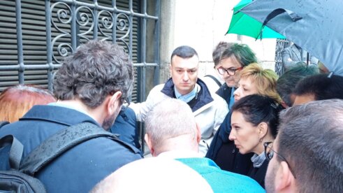 Organizatori protesta "Srbija protiv nasilja" predali zahteve Vladi Srbije (FOTO) 7